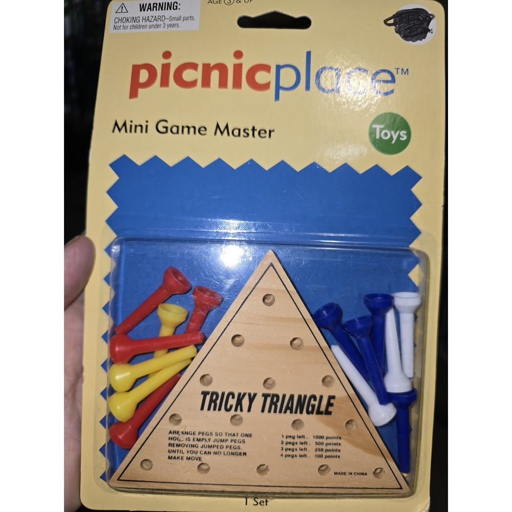 Wooden Tricky Triangle Game